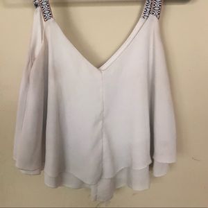 V-neck crop top